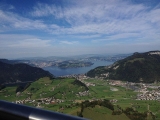 Stanserhorn Ausblick von Gondel