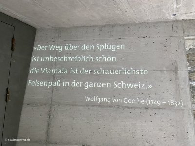 Viamalaschlucht-Goethe