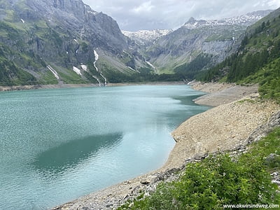 leichte Rundwanderung um den Lac de Tseuzier bei Crans Montana