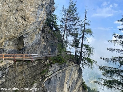 spektakuläre Rundwanderung Biss du Ro - Crans Montana - Wallis - Schweiz