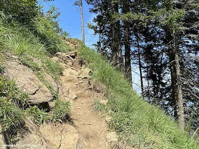 Gsässweg, von der Fräkmüntegg auf den Pilatus