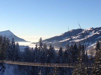 Fussgängerhängebrücke Raiffeisen Skywalk